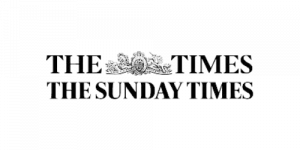 James and Claire Davis in The Sunday Times Newspaper Logo